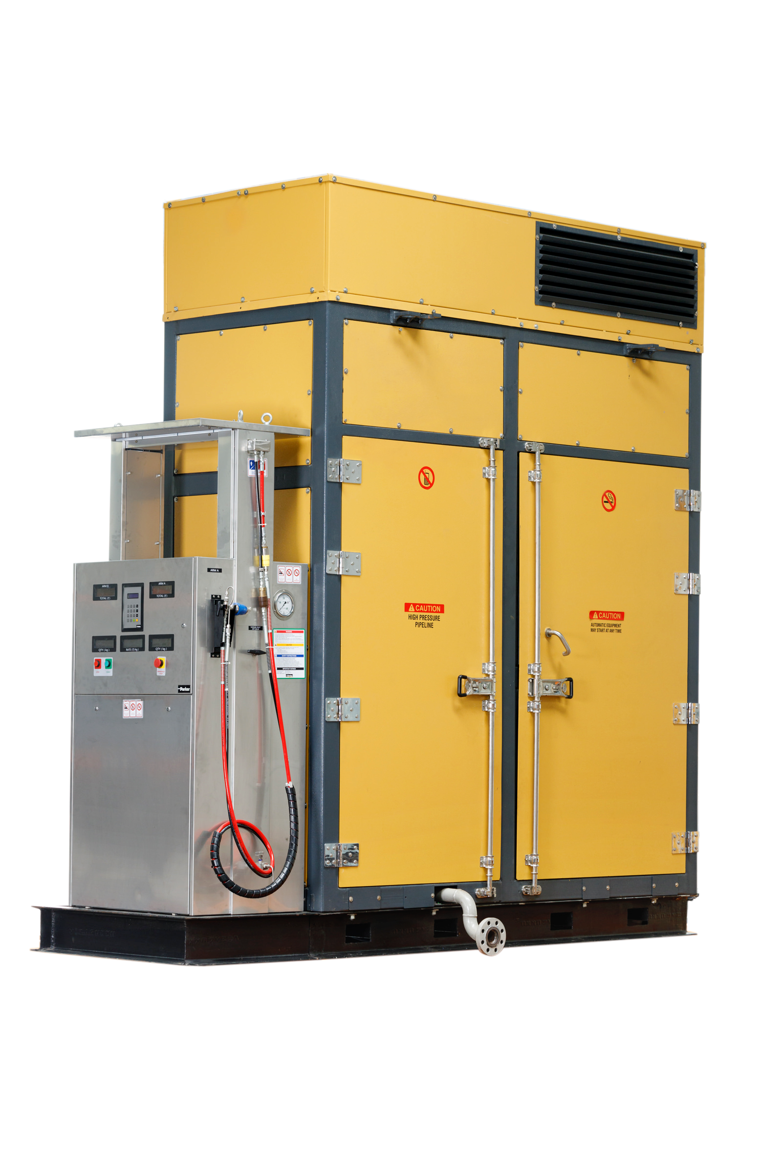 Composite CNG dispensing unit
